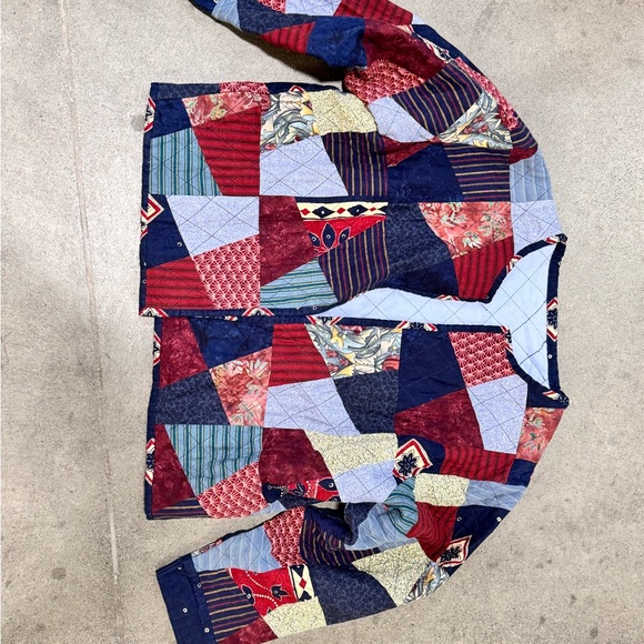 Patchwork Quilted Jacket - Multicolor - Picture 2 of 2